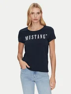 Koszulki i topy damskie - Mustang T-Shirt Alma 1013933 Granatowy Regular Fit - miniaturka - grafika 1