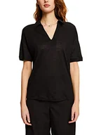 Koszulki i topy damskie - ESPRIT Collection Damska koszulka 043EO1K312, 001/BLACK, S, 001/Black, S - miniaturka - grafika 1