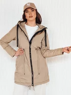 Kurtki damskie - Kurtka damska parka VERCHA beżowa Dstreet TY4261-XXL - miniaturka - grafika 1