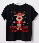 Koszulki dla dziewczynek - Koszulka dla dziecka na mikołajki i święta - miniaturka - grafika 1