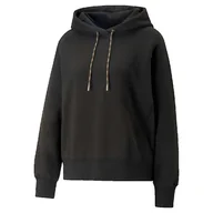 Bluzy damskie - Puma Infuse Hoodie damski czarny - miniaturka - grafika 1
