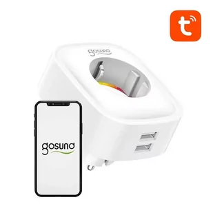 Inteligentne gniazdko WiFi Gosund SP112 2xUSB, Tuya - Części i akcesoria do laptopów - miniaturka - grafika 2
