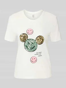 T-shirt o kroju regular fit z czystej bawełny model ‘KITA’ - Koszulki i topy damskie - miniaturka - grafika 1