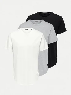 Only & Sons Komplet 3 t-shirtów Matt 22013782 Kolorowy Regular Fit - Koszulki męskie - miniaturka - grafika 1