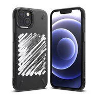 Etui i futerały do telefonów - RINGKE Onyx Design wytrzymałe etui pokrowiec iPhone 13 mini czarny (Paint) (OD541E229) OD541E229 - miniaturka - grafika 1