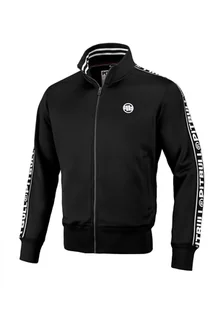 Bluza rozpinana TAPE LOGO Czarna 3XL - Bluzy męskie - miniaturka - grafika 1