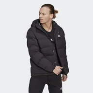 Kurtki i kamizelki sportowe męskie - Kurtka męska zimowa puchowa pikowana Adidas HELIONIC - miniaturka - grafika 1