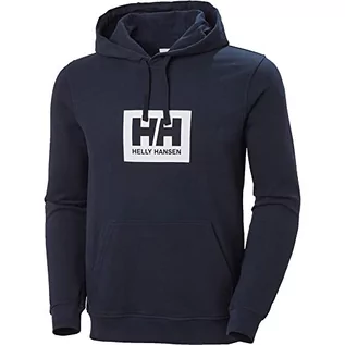 Bluzy męskie - Helly Hansen Helly-Hansen Bluza męska Hh Box, morski, M 53289 - grafika 1