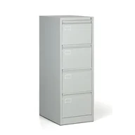 Szafy biurowe - B2B Partner Szafa kartotekowa A4, 4 szuflady, demontowana, szara 908031 - miniaturka - grafika 1