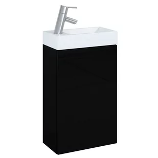 Elita zestaw szafka+umywalka SET YOUNG BASIC BLACK 163070 - Szafki łazienkowe - miniaturka - grafika 1