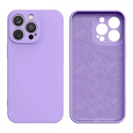 Etui i futerały do telefonów - Hurtel Silicone case etui iPhone 13 Pro Max silikonowy pokrowiec fioletowe - miniaturka - grafika 1