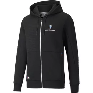 Bluza z kapturem męska Puma BMW MMS FULL-ZIP czarna 53118701-M - Bluzy męskie - miniaturka - grafika 1