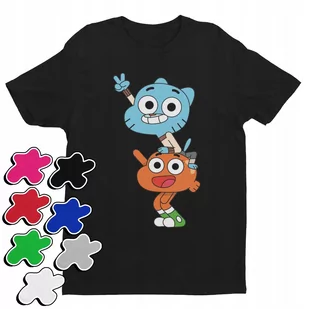KOSZULKA T-SHIRT DZIECIĘCA Z NADRUKIEM GUMBALL DARWIN RÓŻNE -XXS 98-104 - Moda i Uroda OUTLET - miniaturka - grafika 1
