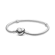 Moda i Uroda OUTLET - Pulsera Pandora 590719-17 moments cierre corazón - miniaturka - grafika 1