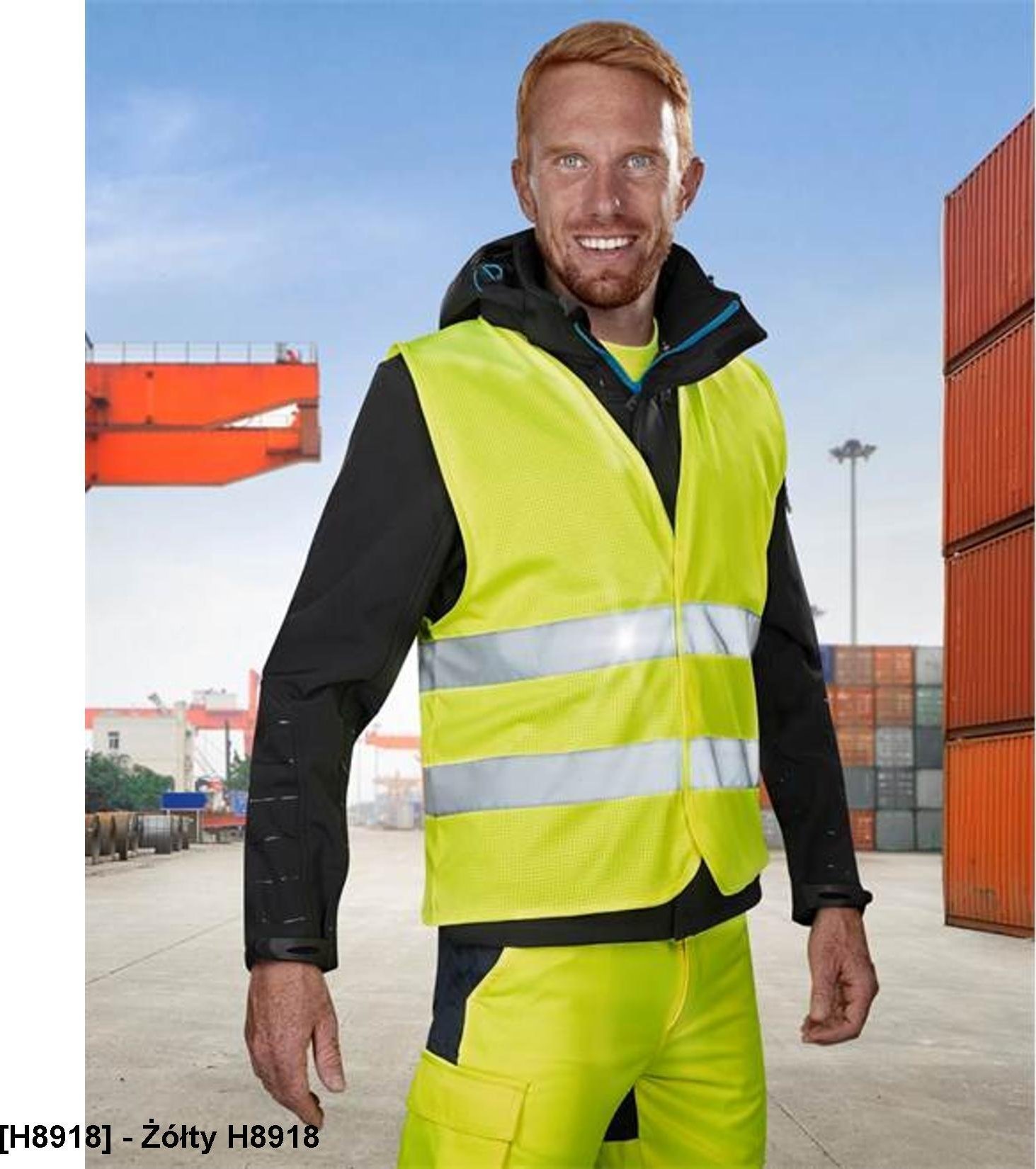 Ardon ARDON BOLT S-M - kamizelka ostrzegawcza - Żółty H8918 XXL-XXXL