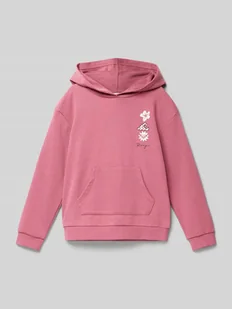 Bluza z kapturem i nadrukiem z motywem i logo model ‘SURF FEELING’ - Bluzy dla dziewczynek - miniaturka - grafika 1