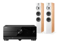 Zestawy stereo - Yamaha RX-A4A (czarny) + 603 S2 Anniversary Edition (dąb) - miniaturka - grafika 1