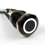 Tuning komputera - akcesoria - Impactics Przycisk power do komputera 19mm IP65 biały LED LAN_22_IP65_ALB_WH_1 LAN_22_IP65_ALB_WH_1 - miniaturka - grafika 1