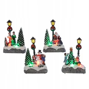 Figurka Świąteczna Led Na Półkę 15 Cm - Ozdoby bożonarodzeniowe - miniaturka - grafika 1