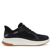 Sneakersy męskie - Sneakersy Skechers Bobs Squad 4- 118423/BLK Czarny - miniaturka - grafika 1