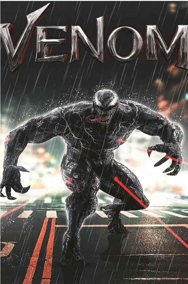 PODKŁADKA POD MYSZ Z Nadrukiem 22x18 cm Venom Marvel Komiks Tekst Prezent