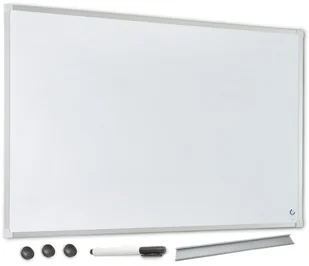 Tablica biała suchościeralna magnetyczna rama aluminiowa 50x70 cm OUTLET - Tablice i flipcharty - miniaturka - grafika 1