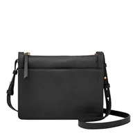 Torebki damskie - Fossil Women's Taryn Leather Crossbody Purse Handbag, Black (Model: ZB1894001) - miniaturka - grafika 1