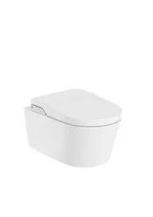 Roca Inspira Toaleta WC myjąca bez kołnierza z powłoką Supraglaze biała A803094001 - odbiór osobisty: Kraków, Warszawa - Deski sedesowe - miniaturka - grafika 1