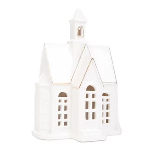 Domek z ledem KANIA kościółek 11x7x15,5 cm HOMLA - Świeczniki - miniaturka - grafika 1