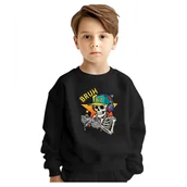 Bluzy dla dziewczynek - BLUZA DZIECIĘCA 67 SIX SEVEN VIRAL BRUH 134-140 DLA CHŁOPCA DZIEWCZYNKI - miniaturka - grafika 1