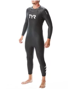 TYR TYR Catergory 1 Wetsuit Men, czarny L 2022 Kombinezony i pianki HCAOM6A-1-L - Pianki do pływania - miniaturka - grafika 1