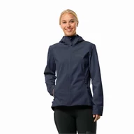 Kurtki damskie - Damska kurtka softshellowa Jack Wolfskin BORNBERG HOODY W night blue - XS - miniaturka - grafika 1