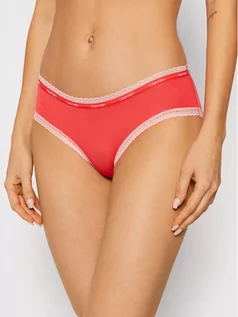 Majtki damskie - Calvin Klein Underwear Figi klasyczne 000QD3767E Czerwony - grafika 1