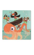 Puzzle - Scratch, Puzzle magnetyczne - książka podróżna Piraci 2 obrazki 40 elem. - miniaturka - grafika 1