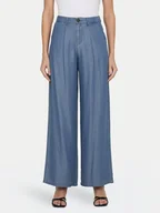 Spodnie damskie - JDY Spodnie materiałowe Jasper 15283508 Niebieski Wide Leg - miniaturka - grafika 1