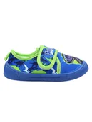 Buciki dla niemowląt - Dinosaur Slippersy w kolorze niebiesko-zielonym - miniaturka - grafika 1