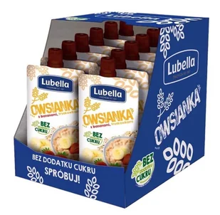 Lubella Owsianka z bananami truskawkami 100 g x 12 sztuk - Koncentraty warzywne, przeciery - miniaturka - grafika 1