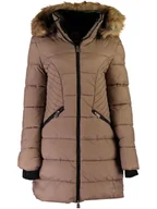 Płaszcze damskie - Canadian Peak Płaszcz zimowy "Akapeak" w kolorze szarobrązowym - miniaturka - grafika 1