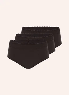 Triumph Figi Pełne Feel Of Modal, 3 Szt. schwarz - Majtki damskie - miniaturka - grafika 1