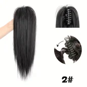 Pozostałe akcesoria fryzjerskie - TEMU Mieszany warkocz włosów, kręcony warkocz, krótki warkocz, klips do włosów, dodatki do włosów dla kobiet - miniaturka - grafika 1