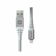 Kable USB - Kabel Swissten Kevlar USB / Lightning 1,5 m Kolor: biały - miniaturka - grafika 1