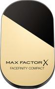 Pudry do twarzy - Max Factor Facefinity Compact Foundation, SPF 20, Number 001, Porcelain, 10 g - miniaturka - grafika 1