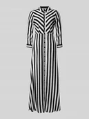 Sukienki - Sukienka koszulowa z wiskozy z listwą guzikową - miniaturka - grafika 1