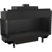 Wkłady kominkowe - Kominek gazowy LEO 100 lewy propan ∅ 100/150 8,2 kW - miniaturka - grafika 1