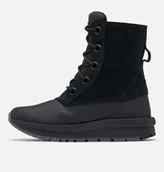 Buty trekkingowe damskie - COLUMBIA zimowe trzewiki damskie Moritza Shield Omni-Heat czarny - miniaturka - grafika 1