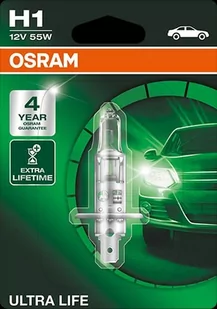 OSRAM H1 12V 55W P14,5s ULTRA LIFE (3 lata gwarancji) - Żarówki samochodowe - miniaturka - grafika 1