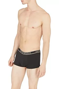 Emporio Armani Męskie kąpielówki, Czarny/piaskowy/czarny, XL - Kąpielówki męskie - miniaturka - grafika 1