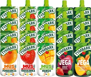 Tymbark mus mix 120x12 100x8 z  burakiem - Koncentraty warzywne, przeciery - miniaturka - grafika 1