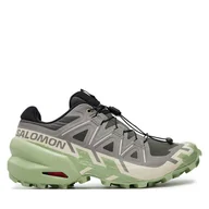 Buty sportowe damskie - Buty do biegania Salomon Speedcross 6 L47582000 Szary - miniaturka - grafika 1