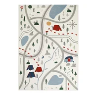 Dywany dla dzieci - Dywan dziecięcy Nattiot Little Camper, 123x180 cm - miniaturka - grafika 1